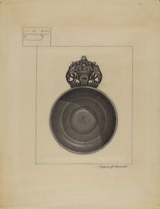 Scodella di peltro da Eugene Barrell
