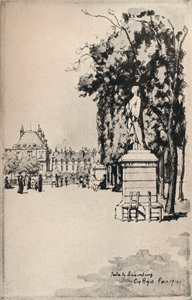 Jardin du Luxembourg, 1915 da Eugene Bejot