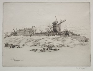Moulin de la Galette, Montmartre da Eugene Bejot
