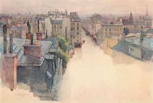 Parigi vista da Montmartre, 1915 da Eugene Bejot