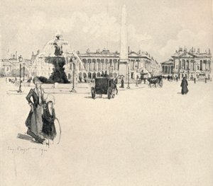 Place de la Concorde, 1915 da Eugene Bejot