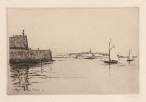Saint-Malo visto da Dinard