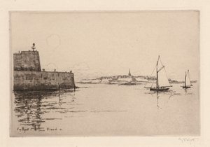 Saint-Malo Visto da Dinard