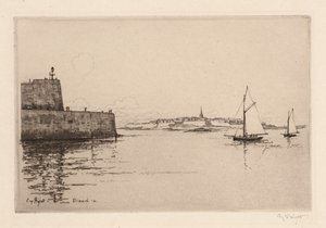 Saint-Malo visto da Dinard