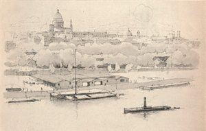 Il Quai St Bernard, 1915 da Eugene Bejot