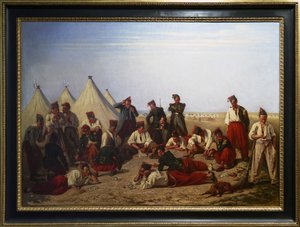Il gioco della lotteria al campo di Chalons