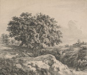 La quercia al burrone, 1845
