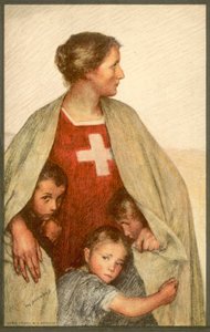 Croce Rossa Svizzera da Eugene Burnand