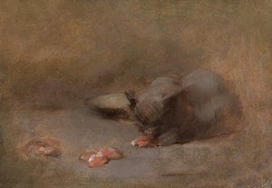 Gatto che mangia da Eugène Carrière