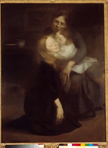 Intimità o la sorella maggiore da Eugène Carrière