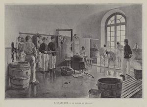 La doccia al reggimento da Eugene Chaperon