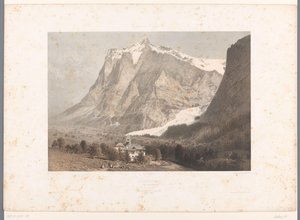 Vista su Grindelwald (Vedute in Svizzera, Savoia e Tirolo)