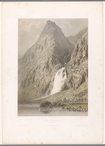 Veduta della cascata di Pissevache da Eugene Ciceri