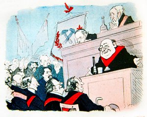 Massoni al Congresso Radicale da Eugene Cottin