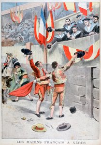 Marinai francesi che guardano una corrida, Xeres, Spagna