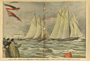 Illustrazione di Eugene Damblans (1865-1945) in Le Pèlerin, 04/06/05 - La coppa dell