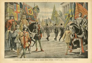 Illustrazione di Eugene Damblans (1865-1945) in Le Pelerin, 06/08/05 - In occasione del 70° anniversario dell