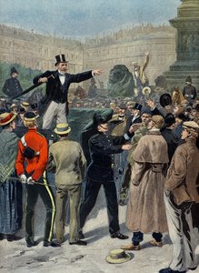Manifestazione per la pace durante la guerra boera, Londra da Eugene Damblans