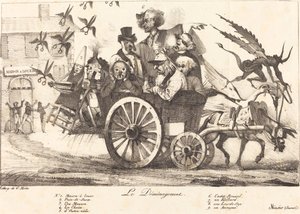 Le Déménagement de la Censure, c. 1821
