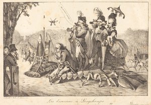 Les Ecrevisses à Longchamps da Eugene Delacroix, Charles Etienne Pierre Motte