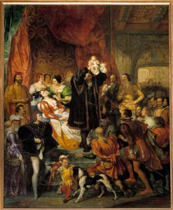 Nascita del Re Enrico IV il 13/12/1553 al Castello di Pau Jeanne III, conosciuta come Jeanne d