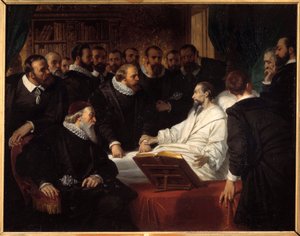 La morte di Giovanni Calvino da Eugene Deveria