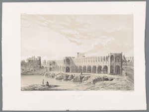 Ponte Khaju a Isfahan da Eugene Flandin