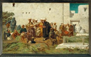 Enterrement maure - un funerale moresco ... da Eugène Fromentin