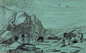 Sosta nel deserto da Eugène Fromentin