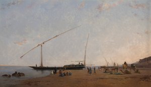 Sul Nilo, vicino a Philae da Eugène Fromentin