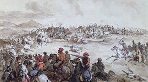Cattura della tribù di Abd el-Kader da parte di Henri d