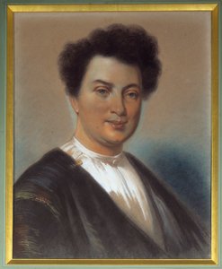 Ritratto di Alexandre Dumas Padre (1802-1870). Dipinto a pastello di Eugène Giraud (1806-1881) 1830. Villers-Cotterêts, Museo Alexandre Dumas