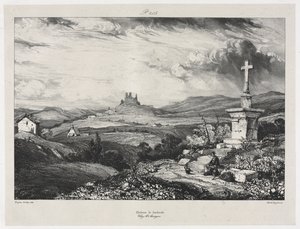 Castello di Larderole da Eugene Isabey