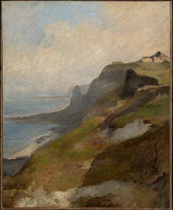 Scogliere della Normandia da Eugene Isabey