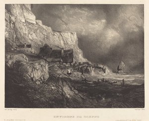 Dintorni di Dieppe da Eugene Isabey