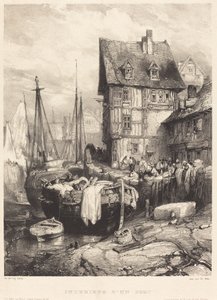 Interno di un Porto da Eugene Isabey