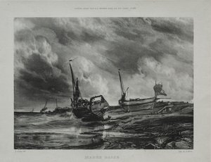 Bassa marea, 1831 da Eugene Isabey