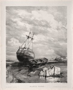 Sei Marine: Bassa Marea da Eugene Isabey