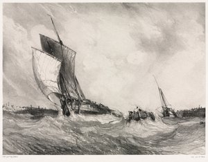 Sei Marines: Ritorno al Porto, 1833 da Eugene Isabey