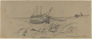 St. Valery sur Somme da Eugene Isabey