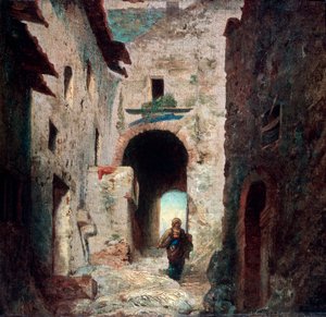 La Porta Moresca, 1835 da Eugene Isabey