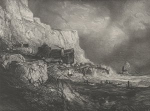 I dintorni di Dieppe, 1833 da Eugene Isabey