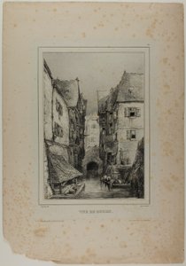 Veduta di Rouen, tavola tre da Eugene Isabey