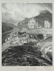 Viaggi pittoreschi e romantici nella vecchia Francia, Alvernia: Abside della chiesa di Saint Nectaire