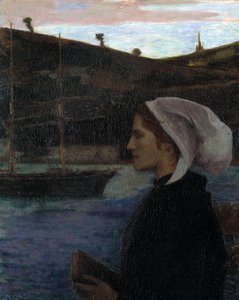 Una domenica bretone da Eugene Laurent Vail