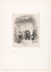 Bambini davanti a un muro da Eugene Leroux