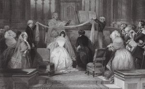 Un matrimonio francese a St Roch, Parigi da Eugene Louis (after) Lami