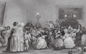 Ballo di fantasia giovanile, Parigi da Eugene Louis (after) Lami