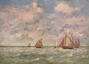 Un paesaggio marino, c1850