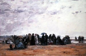 Un luogo di villeggiatura sul mare da Eugene Louis Boudin